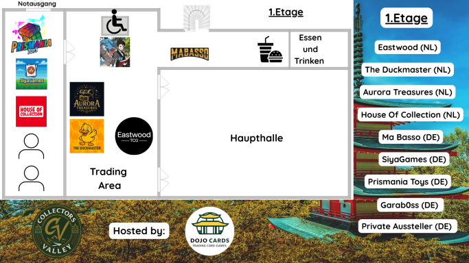 Collectors Valley Aussteller 1 Etage Dojo Cards
